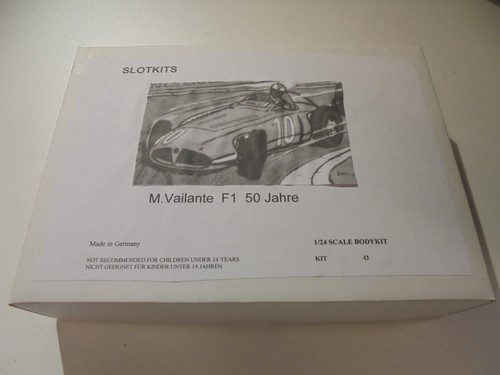 Kit slot car vaillante - slot, f1
